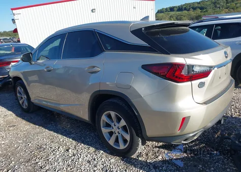 2016 Lexus Rx 350 из США, поврежденный, VIN 2T2BZMCA9GC007096